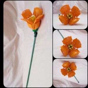 LEGO Botanical Flowers - 1pcs California Poppy - Individual Sale-10280 Fast Ship